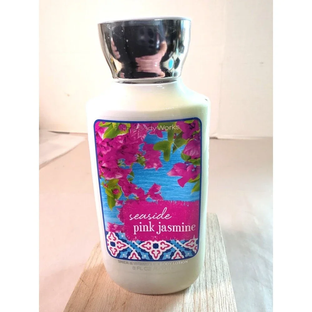 New Rare Bath & Body Works Seaside Pink Jasmine Body Lotion 8 fl oz 236ml